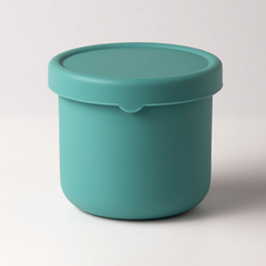 Silicone Leak-proof Bento Box 7oz Round Lunch Container