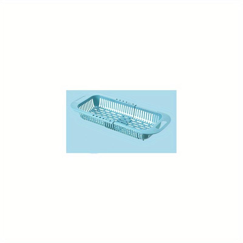 Extendable Dish Drainer Sink with Washing Baskets & Strainer - Kitchen Organizer
