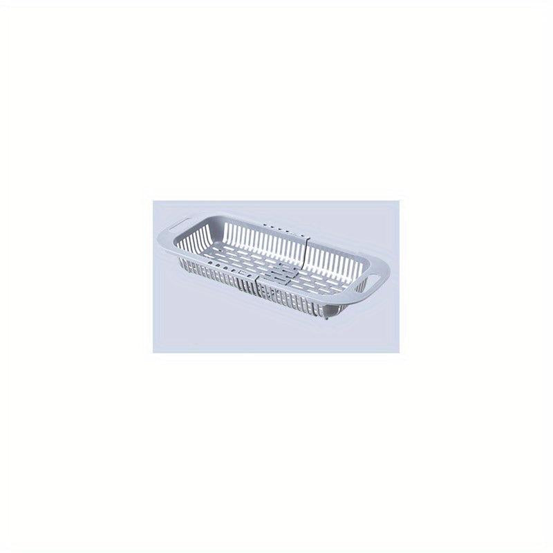 Extendable Dish Drainer Sink with Washing Baskets & Strainer - Kitchen Organizer