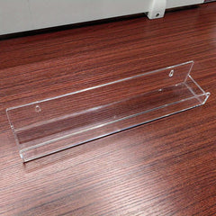 Wall Mounted Spice Rack Acrylic Spice Shelf Organizer Clear Display Rack