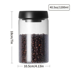1800ml Airtight Glass Jar for Freshness