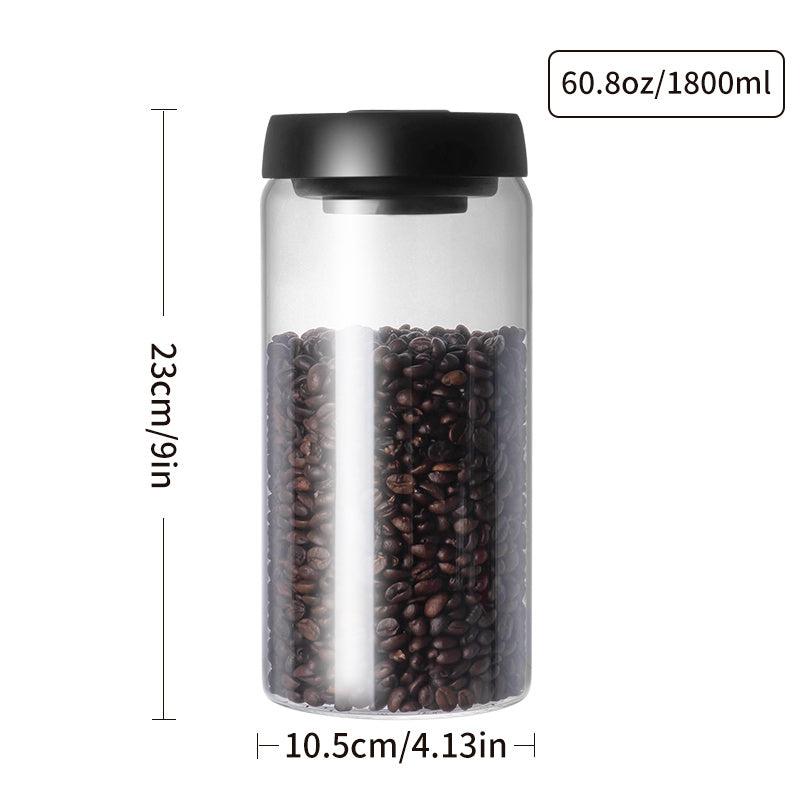 1800ml Airtight Glass Jar for Freshness