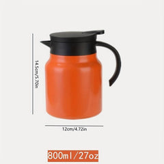 27oz Stainless Steel Teapot with Tea Filter for Hot and Cold Beverages