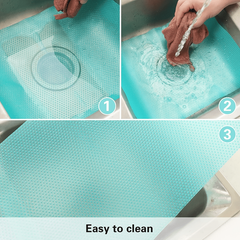 6pcs Refrigerator Shelf Liners Mats for Kitchen Organization