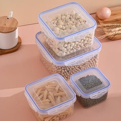 4pcs Kitchen Plastic Food Containers Set Pack Of 8
