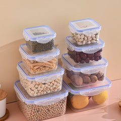 4pcs Kitchen Plastic Food Containers Set Pack Of 8