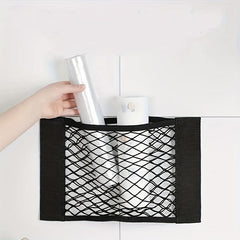 Mesh Plastic Bag Holder Kitchen Cabinet Door Groceries Dispenser