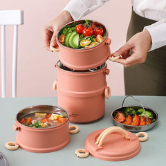 Large Capacity Insulated Lunch Boxes for Office Workers, Students & Teens