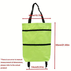 Waterproof Folding Oxford Shopping Cart for Elderly Portable and Convenient