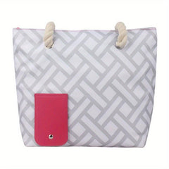 Insulated Wine Tote Bag With Dispenser Large Cooler Bag for Outdoor Picnics