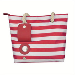 Insulated Wine Tote Bag With Dispenser Large Cooler Bag for Outdoor Picnics