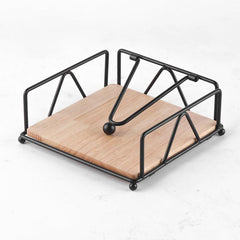 Wooden Paper Towel Holder Restaurant Hotel Buffet Solid Wood
