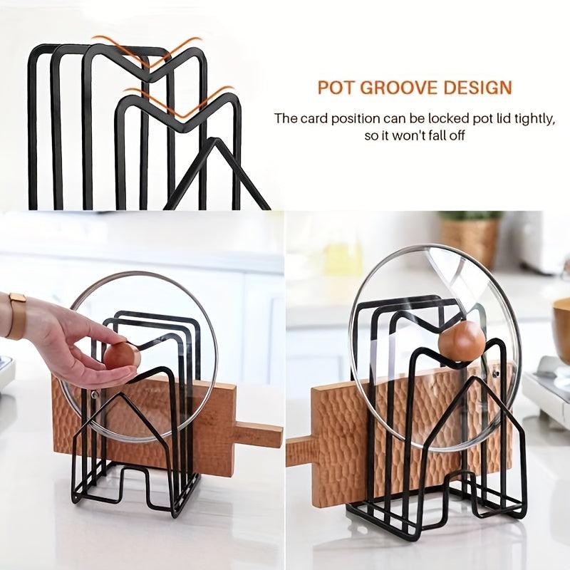 Cutting Board Rack Holder Kitchen Countertop Organizer