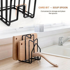 Cutting Board Rack Holder Kitchen Countertop Organizer