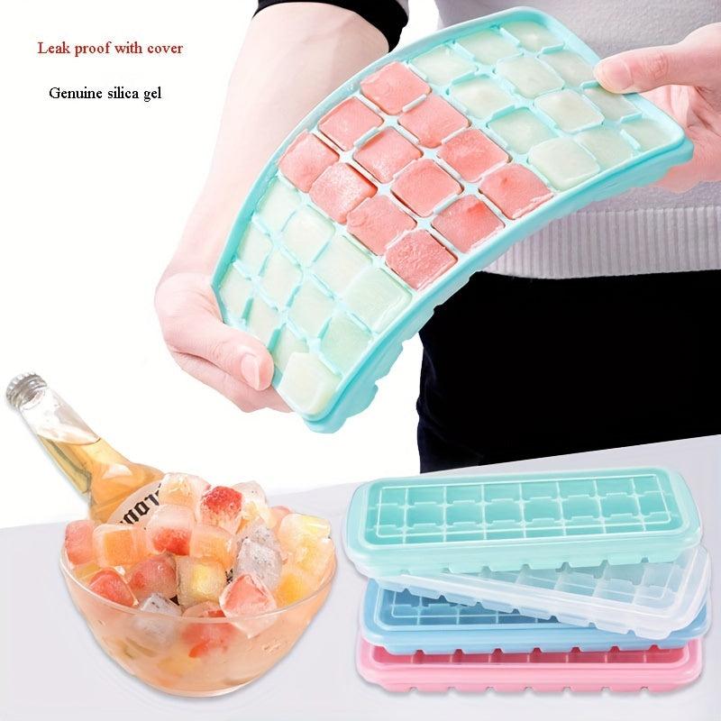 Silicone Ice Mold with Cover Large Ice Box
