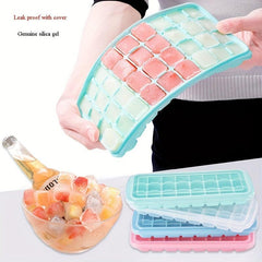 Silicone Ice Mold with Cover Large Ice Box