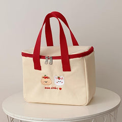 Cartoon Tote Bag Insulated Lunch Box Bag
