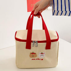 Cartoon Tote Bag Insulated Lunch Box Bag