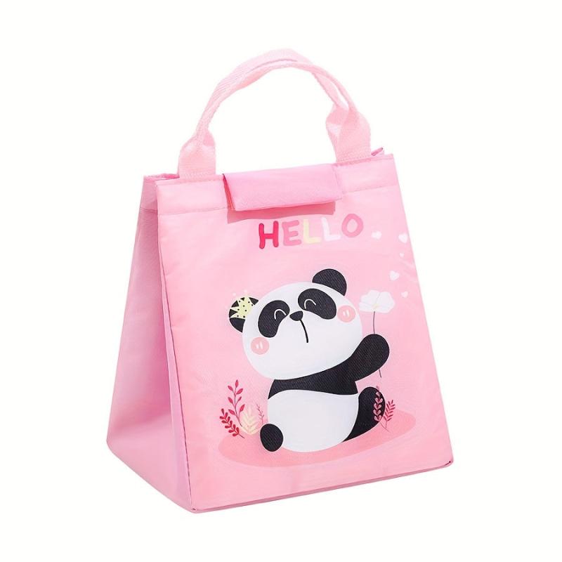 Cartoon Student Bento Bag Insulated Lunch Bag