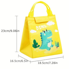 Cartoon Student Bento Bag Insulated Lunch Bag