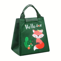 Cartoon Student Bento Bag Insulated Lunch Bag