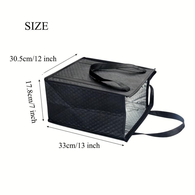Large Capacity Supermarket Shopping Bag Non-woven Ice Bag Aluminum Foil Insulati