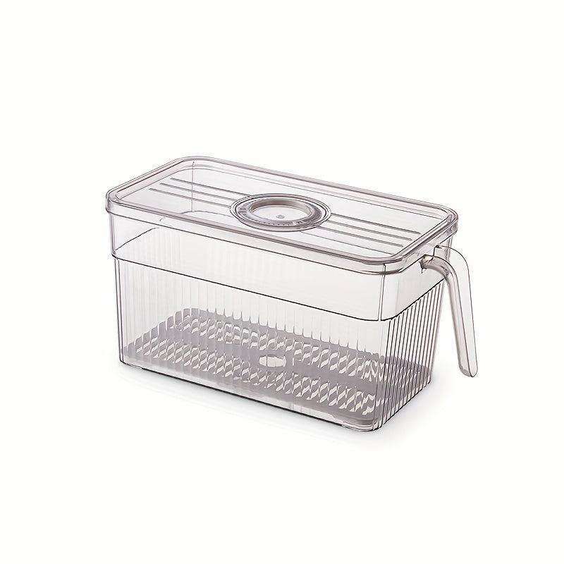 1pc Plastic Refrigerator Storage Box Fresh Keeping Box Refrigerator Fruit