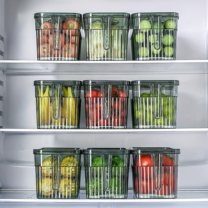 1pc Plastic Refrigerator Storage Box Fresh Keeping Box Refrigerator Fruit