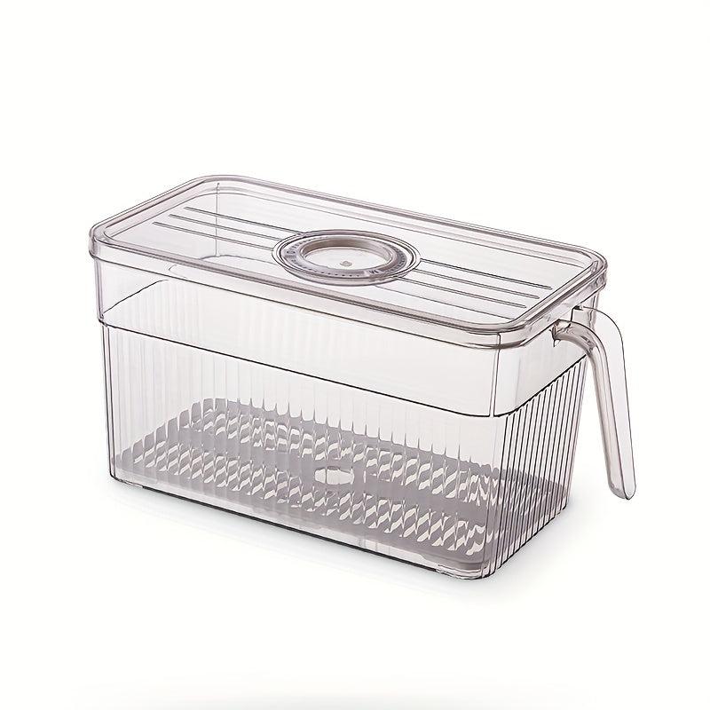 1pc Plastic Refrigerator Storage Box Fresh Keeping Box Refrigerator Fruit