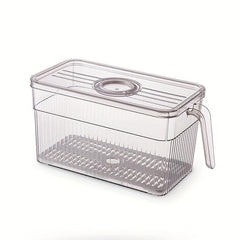 1pc Plastic Refrigerator Storage Box Fresh Keeping Box Refrigerator Fruit
