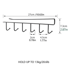 Kitchen Hook Hanging Utensil Rack Mug Hook