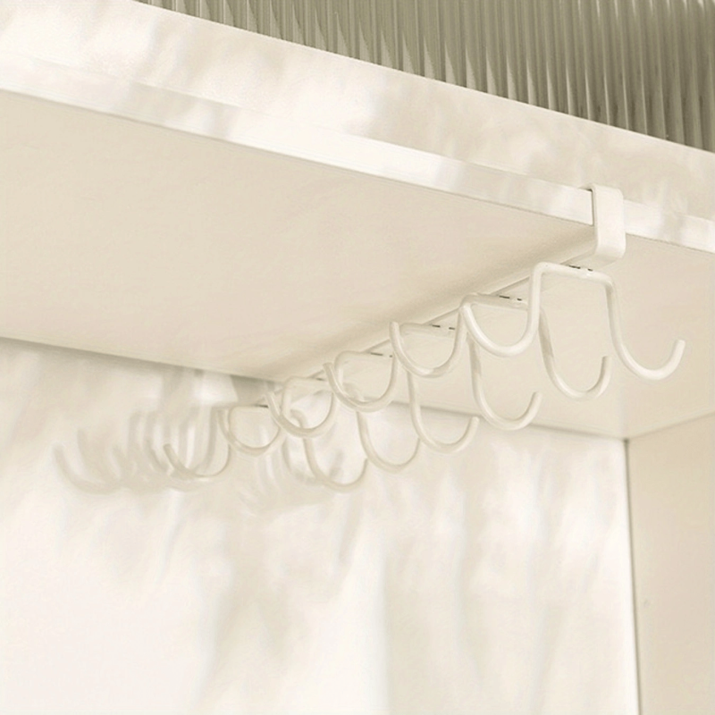 Inverted Cup Holder Drain Storage Organizer Hanging Glass Cup Rack No Punching