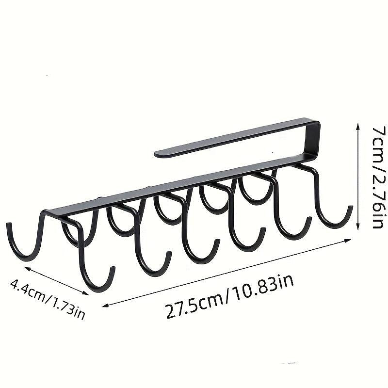 Inverted Cup Holder Drain Storage Organizer Hanging Glass Cup Rack No Punching