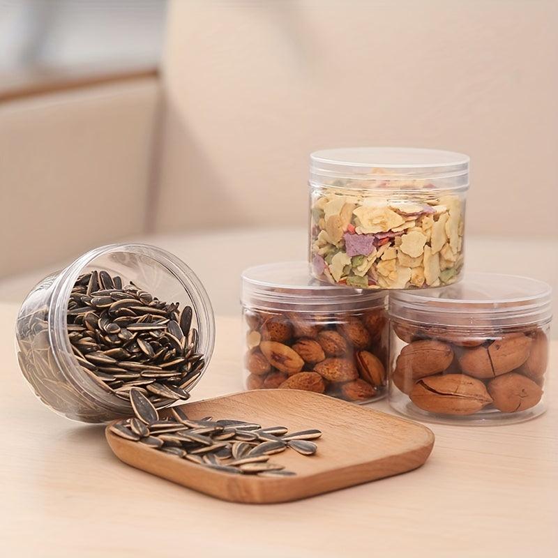 4pcs Food Storage Containers With Lids Moisture-proof Sealed Fresh-keeping Box