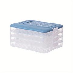 1pc Quick Freeze Dumpling Box Stackable Food Storage Kitchen Supplies