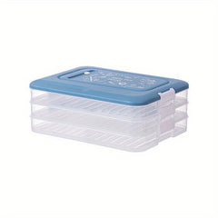 1pc Quick Freeze Dumpling Box Stackable Food Storage Kitchen Supplies