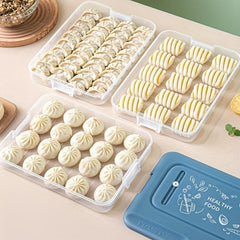 1pc Quick Freeze Dumpling Box Stackable Food Storage Kitchen Supplies