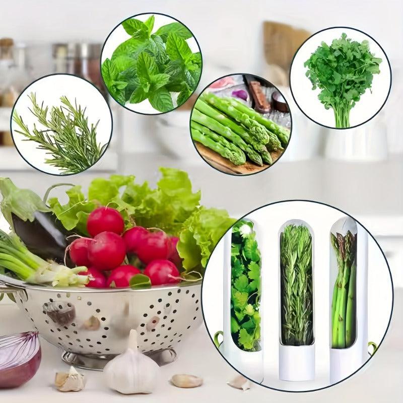 Herb Saver Refrigerator Pod Vegetable Preservation Container