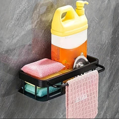 Kitchen Sink Drain Basket Bathroom Storage Rack Stainless Steel Sink Rack