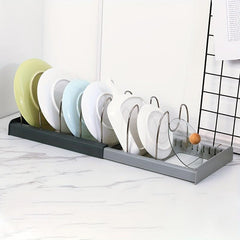 Pull-Out Pot and Pan Organizer Rack for Kitchen Storage