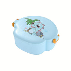 Mushroom Dinosaur Lunch Box Heat Preservation Bento Box with Fork and Spoon