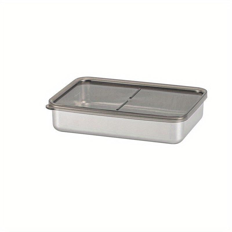 304 Stainless Steel Fresh-keeping Box with Lid