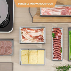 304 Stainless Steel Fresh-keeping Box with Lid