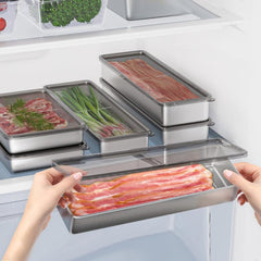 304 Stainless Steel Fresh-keeping Box with Lid