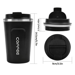 13 Oz Stainless Steel Vacuum Insulated Tumbler Coffee Travel Mug Spill Proof