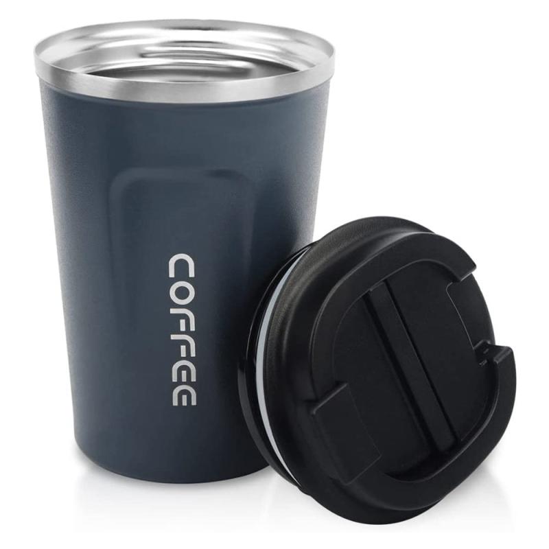 13 Oz Stainless Steel Vacuum Insulated Tumbler Coffee Travel Mug Spill Proof
