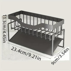 Stainless Steel Sink Storage Rack Faucet Sponge Holder