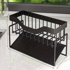 Stainless Steel Sink Storage Rack Faucet Sponge Holder