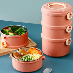 Insulated Lunch Box For Office Workers Leakproof Food Container
