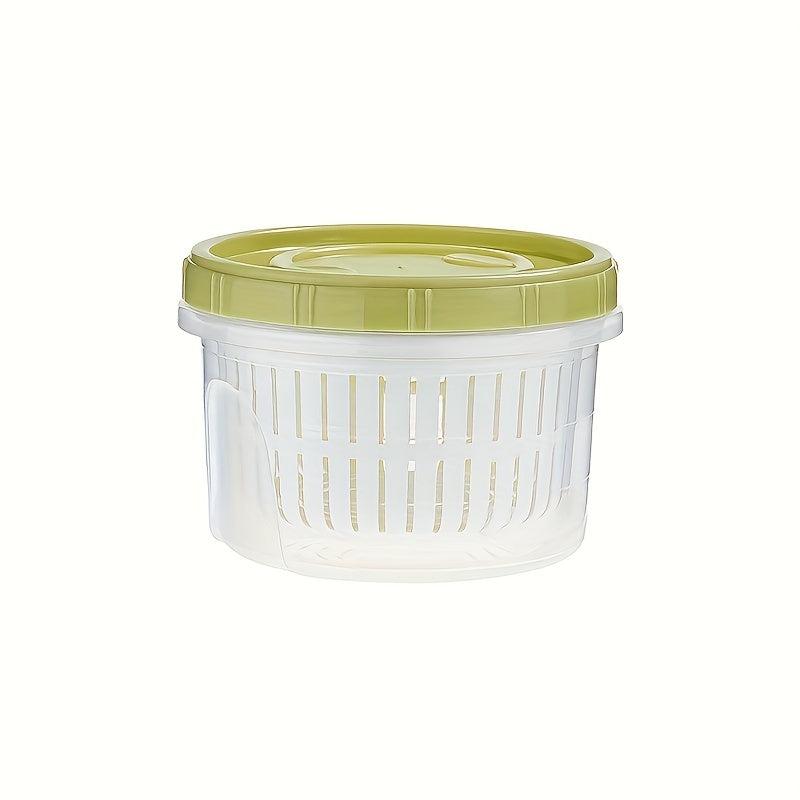 Sealed Rotating Lid Food Container for Fruit and Vegetable Preservation